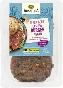 Black-Bean-Cashew-Burger vegan (gekühlt)