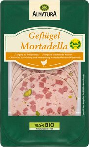 Geflügel-Mortadella mit Pistazien 