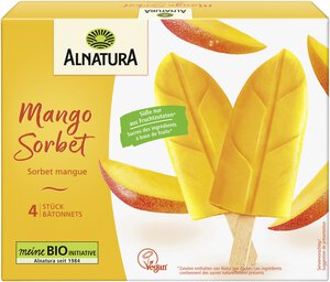 Mango-Sorbet (4 Stück)