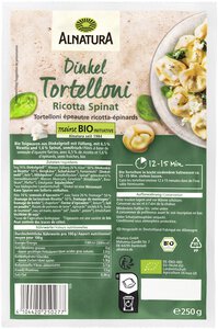 Dinkel-Tortelloni Ricotta Spinat