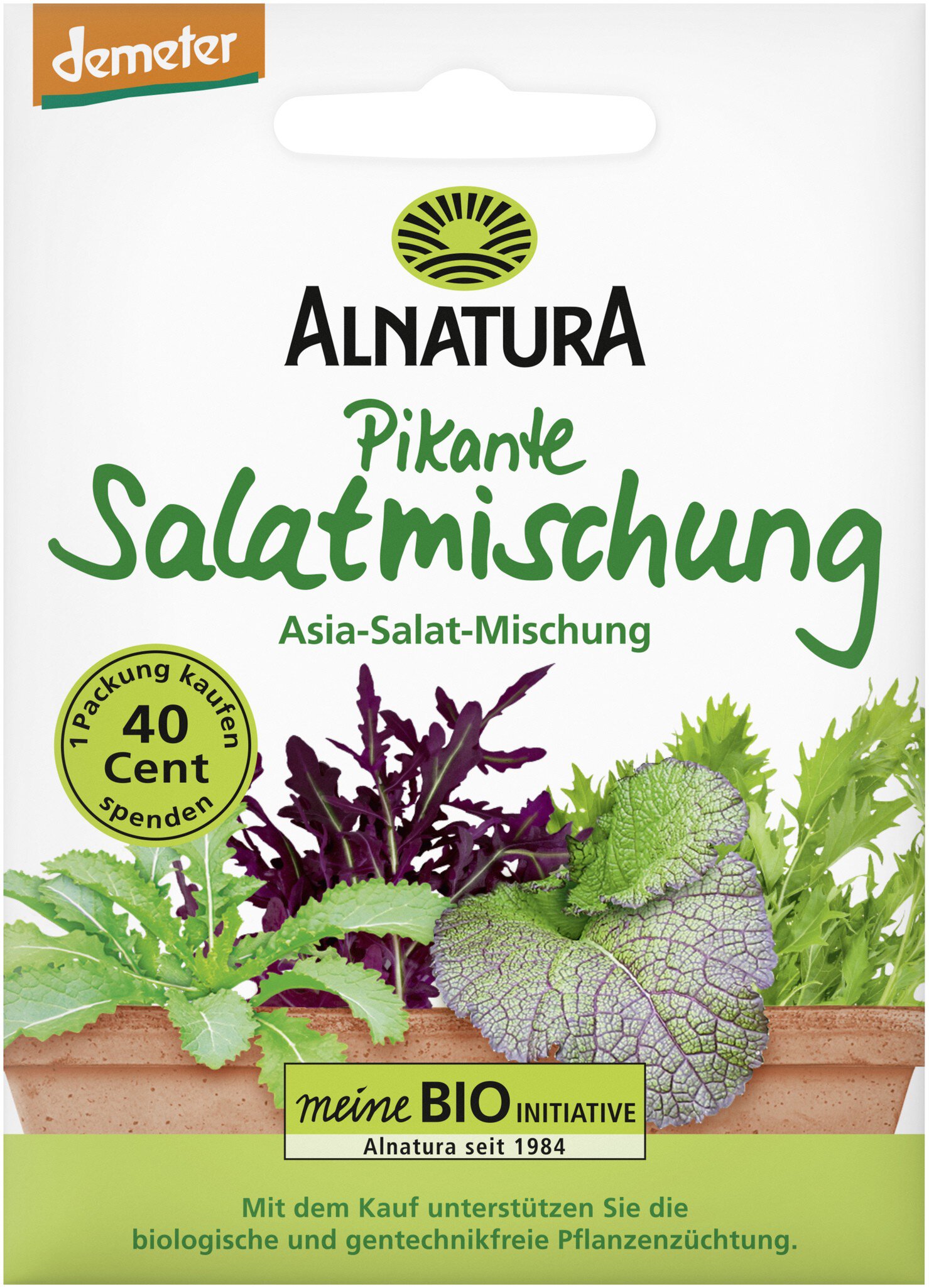 Pikante Asia-Salat-Mischung (2,2 g) in Bio-Qualitt von Alnatura