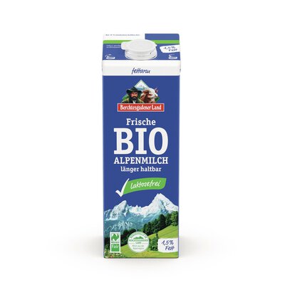 Frische Alpenmilch laktosefrei 1,5%