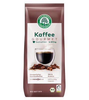 Gourmet Kaffee, kräftig, gemahlen 