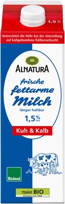 Frische fettarme Milch Kuh & Kalb