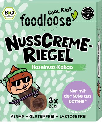 Bio Nusscreme-Riegel Haselnuss