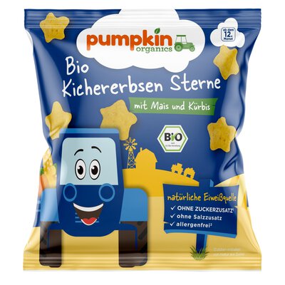 Kichererbsen Sterne Mais-Kürbis 
