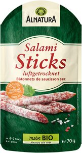 Salami-Sticks luftgetrocknet
