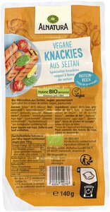 Vegane Knackies aus Seitan (gekühlt)