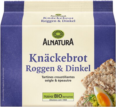 Knäckebrot Roggen und Dinkel