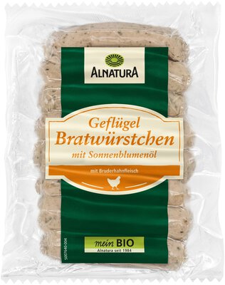 Bruderhahn-Geflügel-Bratwurst