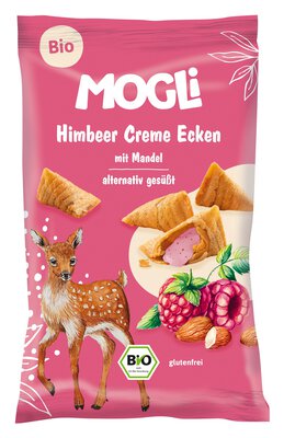 Himbeer Creme Ecken mit Mandel
