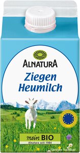 Frische Ziegenheumilch