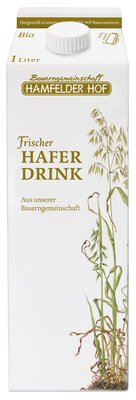 Frischer Haferdrink vegan