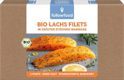 Lachs Filets in Kräuter Marinade (TK)