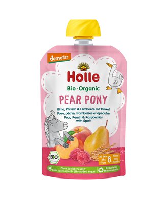 Pouchy Birne, Pfirsich & Himbeere