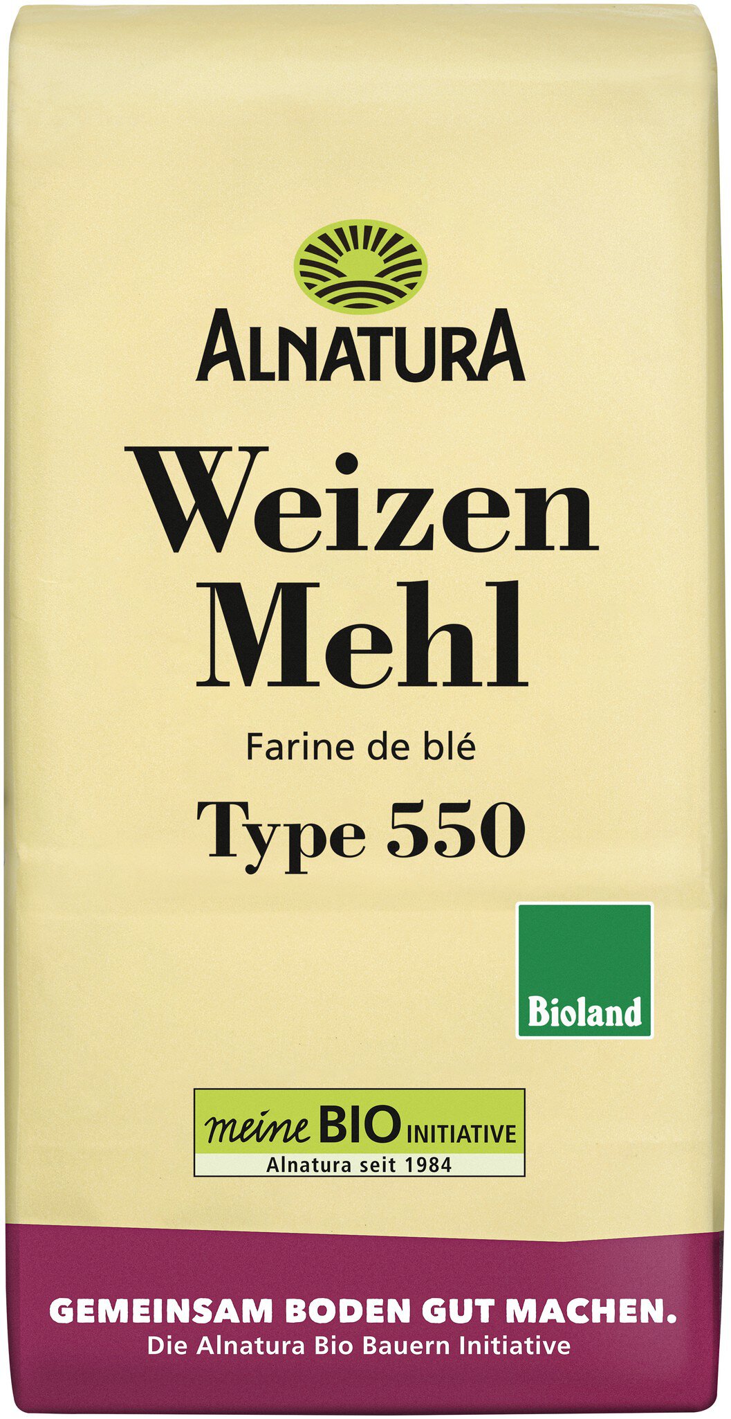 Weizenmehl Type 550 (1000 g) in Bio-Qualität von Alnatura