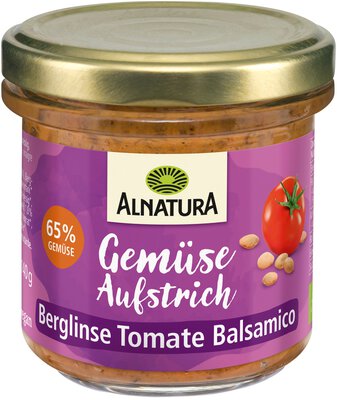 Gemüseaufstrich Berglinse-Tomate-Balsamico 