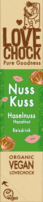 Nuss Kuss Haselnuss Riegel