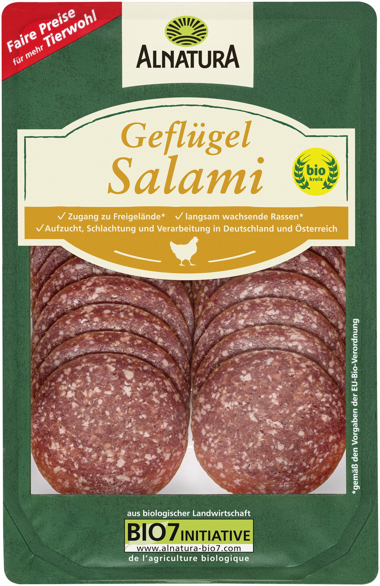 Gefl Gel Salami G In Bio Qualit T Von Alnatura