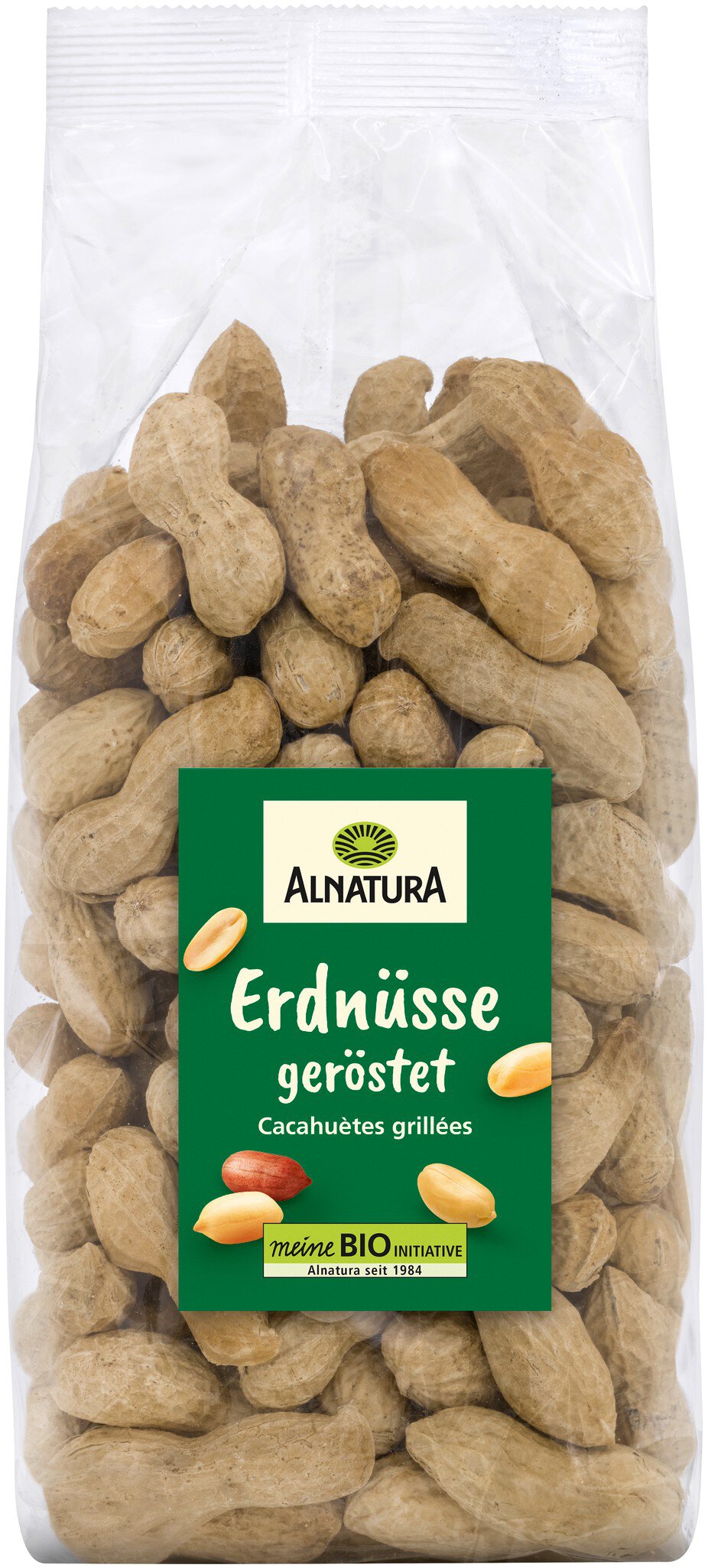 Erdnsse gerstet, in der Schale (250 g) in Bio-Qualitt von Alnatura