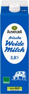 Frische Weidemilch 3,7 % Fett