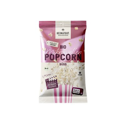 Mikrowellen-Popcorn Süß