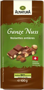 Schokolade Ganze Nuss Vollmilch 