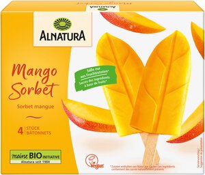 Mango-Sorbet (4 Stück)
