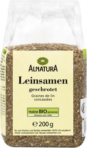 Leinsamen geschrotet 