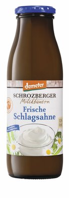 Schlagsahne im Glas