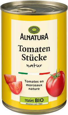 Tomatenstücke Natur