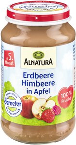 Erdbeere-Himbeere in Apfel