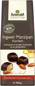 Sélection Ingwer-Marzipan-Konfekt