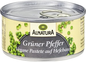 Grüner-Pfeffer  - vegane Pastete auf Hefebasis 