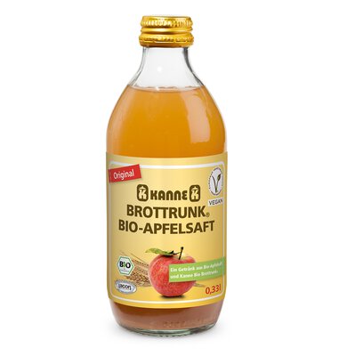 Apfelsaft mit Brottrunk
