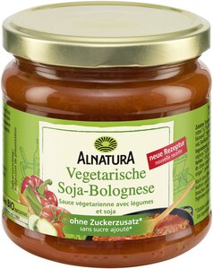 Vegetarische Soja-Bolognese