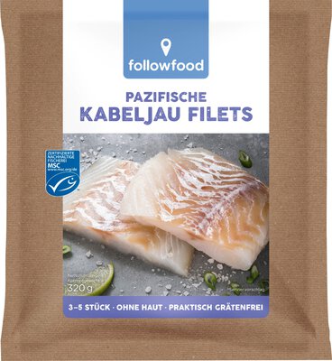 Pazifische Kabeljau Filets (TK) 