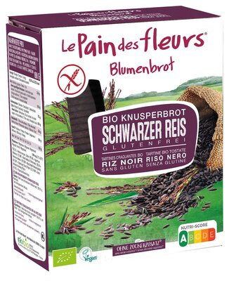 Schwarzer Reis-Schnitten