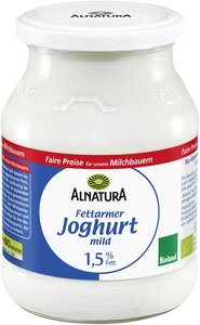 Fettarmer Joghurt mild 1,5 % (im Mehrwegglas)