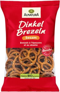 Dinkel-Brezeln Sesam