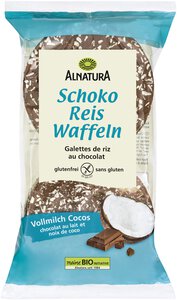 Schoko-Reiswaffeln Vollmilch-Cocos