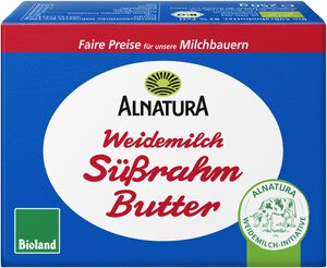 Weidemilch-Süßrahmbutter