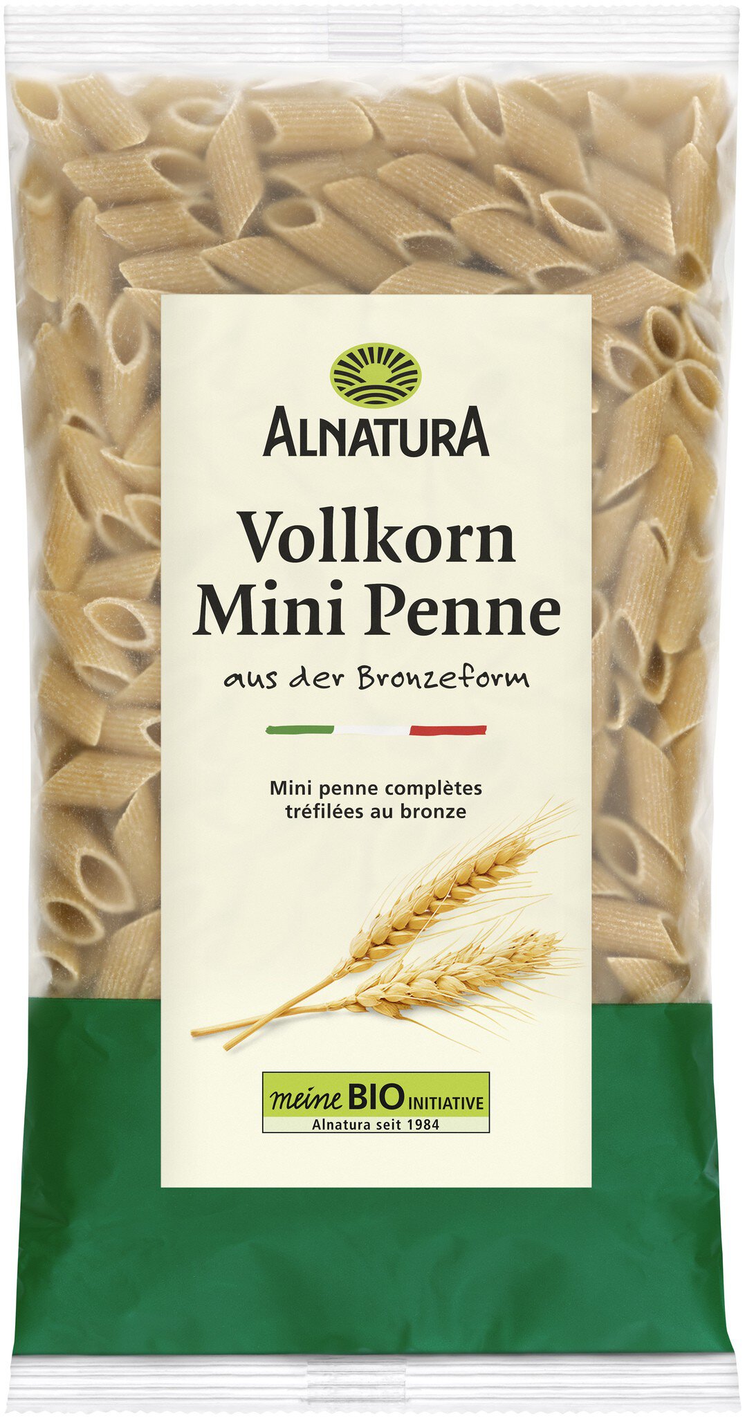 Vollkorn-Mini-Penne, (500 g), in Bio-Qualität von (Alnatura)