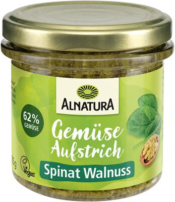 Gemüseaufstrich Spinat-Walnuss