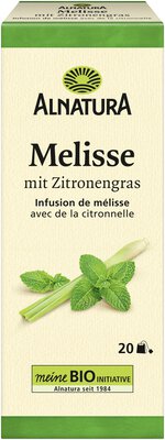 Melissentee mit Zitronengras