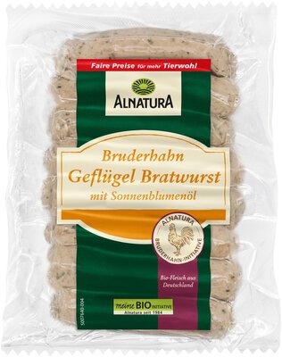 Bruderhahn-Geflügel-Bratwurst