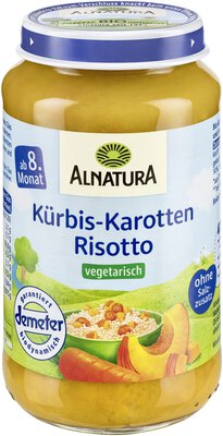 Kürbis-Karotten-Risotto