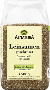 Leinsamen geschrotet 