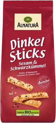 Dinkelsticks Sesam und Schwarzkümmel