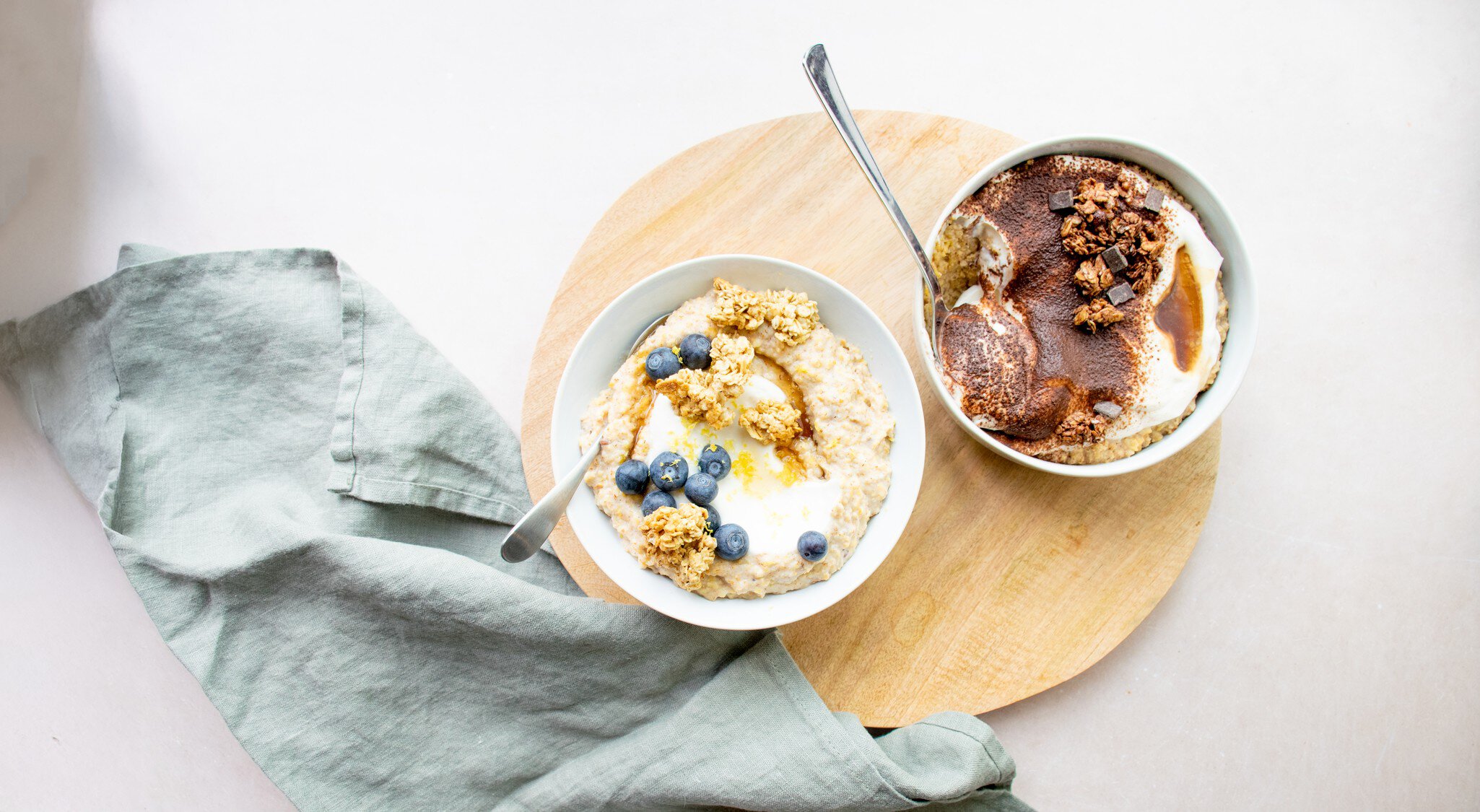 Glutenfreie Protein Porridges
